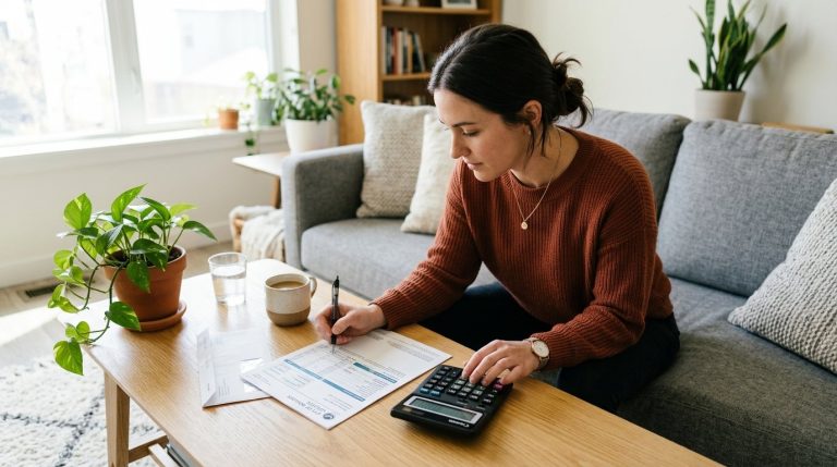 Reviewing a Dubai utility bill that includes the municipality housing fee
